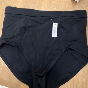 Adore Me Chic Black High-Waisted Swim Bottoms